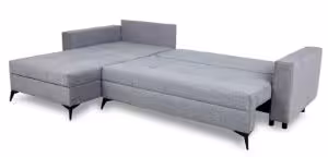 Obrazek Narożnik z pojemnikiem na pościel Foster popielaty