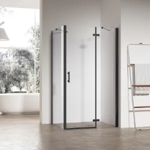 Obrazek Kabina prysznicowa Jazz 100x90 czyste black