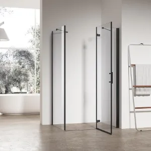 Obrazek Kabina prysznicowa Jazz 100x90 czyste black