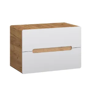 Obrazek Szafka Bronx 80 z blatem dąb craft-biały