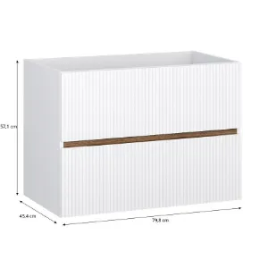 Obrazek Szafka Joy 80 2S biała