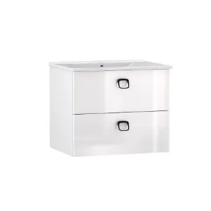 Obrazek Zestaw szafka z umywalką Teone 60 2S biały