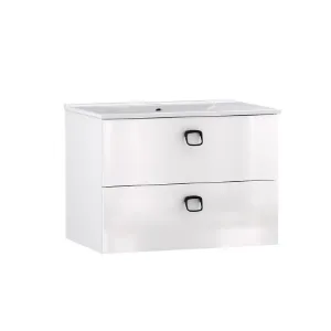 Obrazek Zestaw szafka z umywalką Teone 70 2S biały