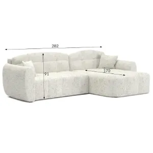 Obrazek Narożnik z funkcją spania Divo Raven 22 uniwersalny