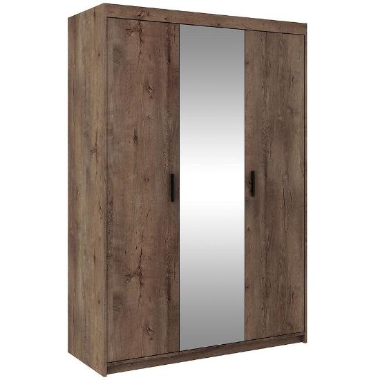 Obrazek Szafa Elena 3D dąb lefkas z lustrem