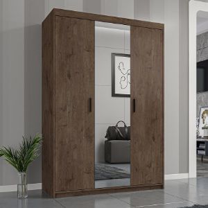 Obrazek Szafa Elena 3D dąb lefkas z lustrem