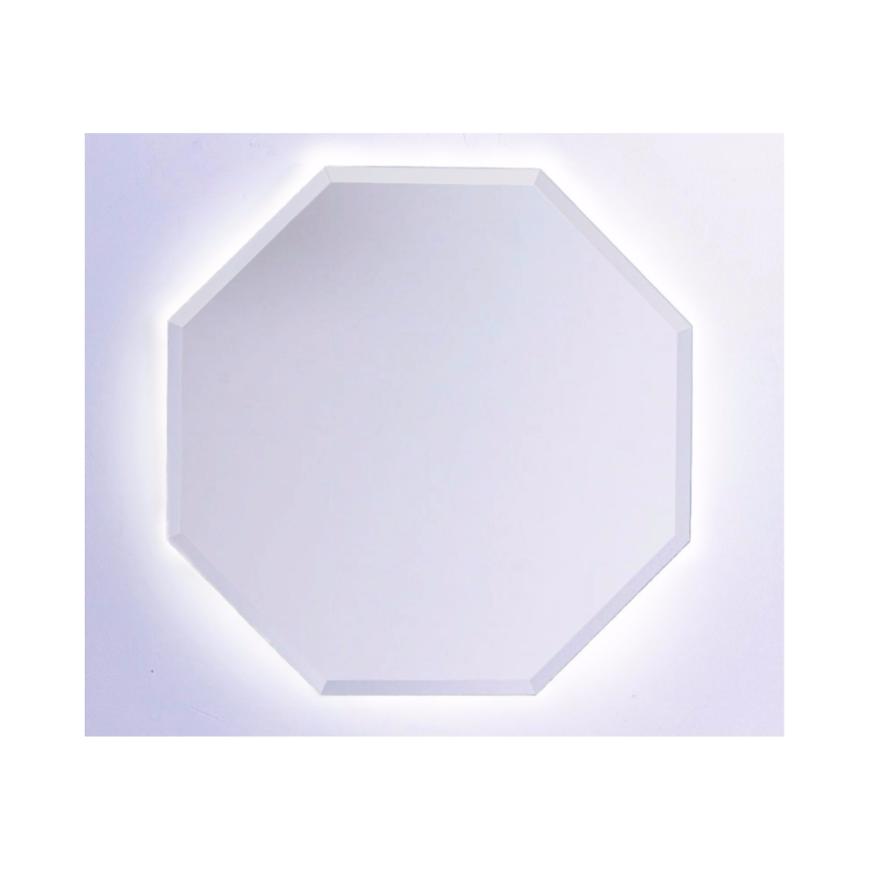 Lustro Heksagon LED 60X60