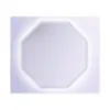 Obrazek Lustro Heksagon LED 60X60