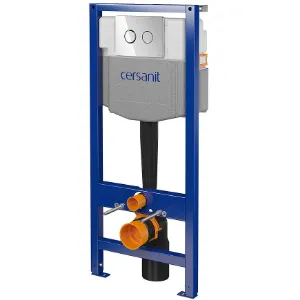 Obrazek Stelaż podtynkowy B958 przycisk chrom pneumatyczny