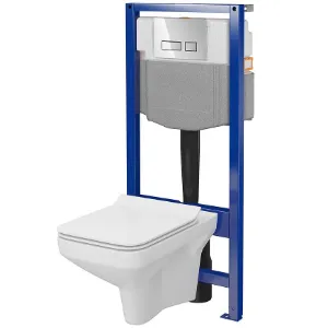 Obrazek Zestaw podtynkowy Como B998 przycisk chrom