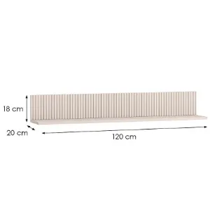 Obrazek Półka wisząca 120 cm Dunea 10 Cashmere