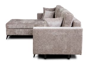 Obrazek Narożnik z dwoma pojemnikami na pościel Foster Lux beżowy