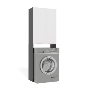 Obrazek Szafka na pralkę Kara DD antracyt/biały