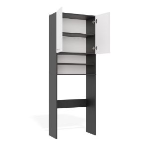 Obrazek Szafka na pralkę Zara DK antracyt/biały