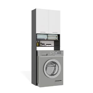 Obrazek Szafka na pralkę Zara DK antracyt/biały