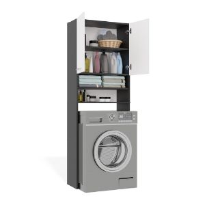 Obrazek Szafka na pralkę Zara DK antracyt/biały