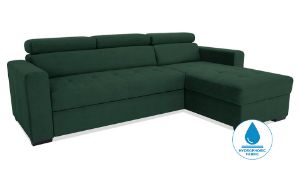 Obrazek Narożnik z funkcją spania Marco zielony