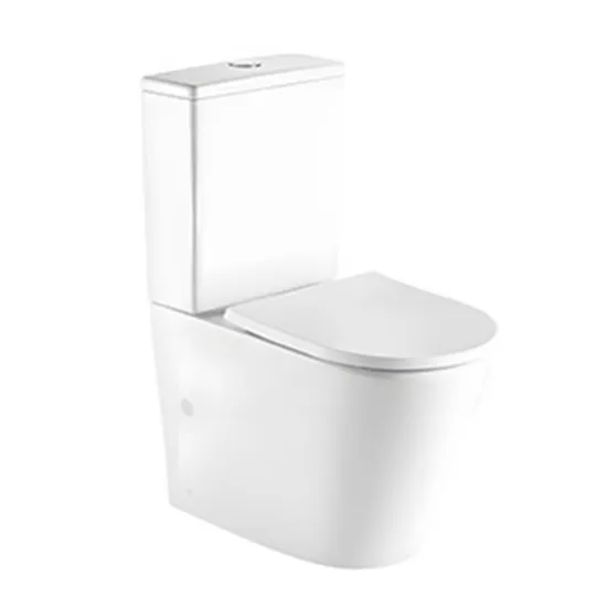 Obrazek Kompakt Hass Rimless z deską wolnoopadającą spłukiwanie wirowe