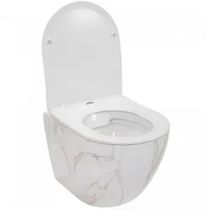 Obrazek Miska WC Carlos duroplast/Flat/Zm Aiax Shiny
