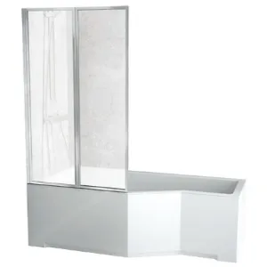 Obrazek Wanna Integra 150/75  L + parawan 2 elementowy