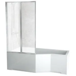 Obrazek Wanna Integra 170/75  L + parawan 2 elementowy