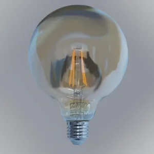 Obrazek Żarówka FL G125 6W/500LM E27 230V 2200K GOLD