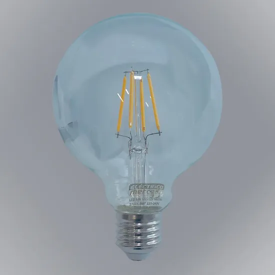 Obrazek ŻARÓWKA FL G95 6W/660LM E27 230V 2700K CLEAR
