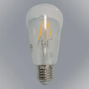 Obrazek ŻARÓWKA FL ST64 4W/480LM E27 230V 2700K CLEAR