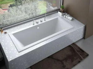 Obrazek Wanna Quadro slim 190/90 + nogi