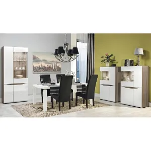 Obrazek Szafka RTV Lionel Li01 Dąb S./ Biały