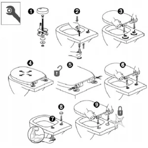 Obrazek Deska sedesowa Soft Close Carflow Carina