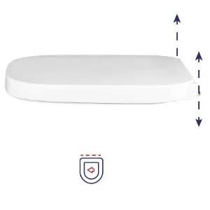 Obrazek Deska sedesowa Soft Close Debflow Deba