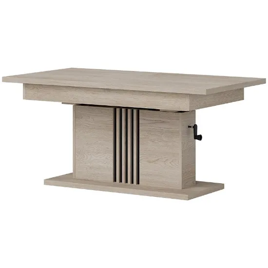 Obrazek Ławostół rozkładany Mati La13 Dąb Crem/Czarny