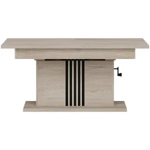 Obrazek Ławostół rozkładany Mati La13 Dąb Crem/Czarny