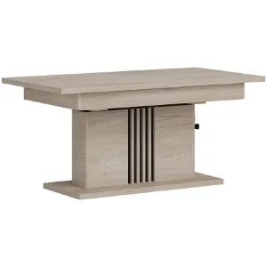 Obrazek Ławostół rozkładany Mati La13 Dąb Crem/Czarny