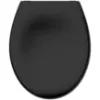 Obrazek Deska sedesowa WC Amigo czarna wolnoopadająca