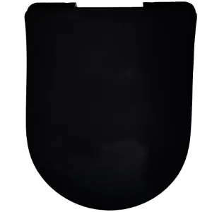 Obrazek Deska sedesowa WC Goya czarna wolnoopadająca