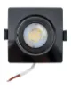 Obrazek Oprawa TR 427 7W czarny połysk kwadrat