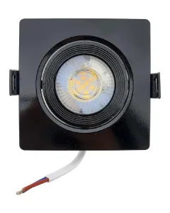 Obrazek Oprawa TR 427 7W czarny połysk kwadrat