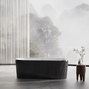 Obrazek Wanna wolnostojąca Lux Black 170x80x58