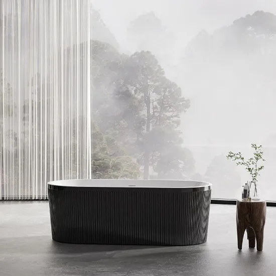 Obrazek Wanna wolnostojąca Lux Black 170x80x58