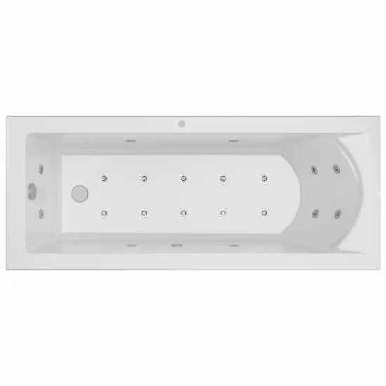 Obrazek Wanna z hydromasażem Brava 160x75 10DW + 10DP sterowanie elektroniczne