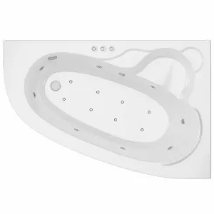 Obrazek Wanna z hydromasażem Timor 150/100 P 8DW+8DP sterowanie pneumatyczne