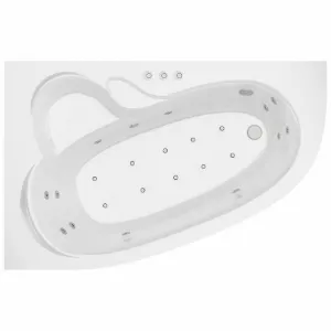 Obrazek Wanna z hydromasażem Madura 160/105 L 12DW+10DP sterowanie pneumatyczne