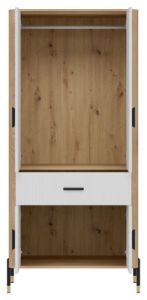 Obrazek Szafa czterodrzwiowa z szufladą Dante DT16 biały