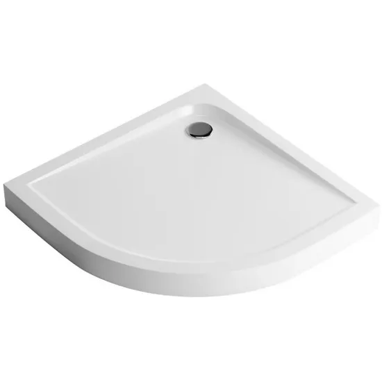 Obrazek Brodzik półokrągły 80/80/11 SENSE COMP. BREX.SEN08WHC