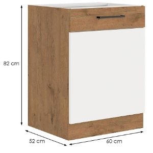 Obrazek Szafka kuchenna Vigo biały HG 60d 1f Bb