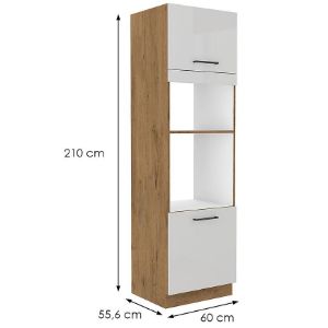 Obrazek Szafka Kuchenna Vigo Biały Połysk 60dpm-210 2f
