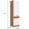 Obrazek Szafka kuchenna Vigo biały HG 60dk-210 2f