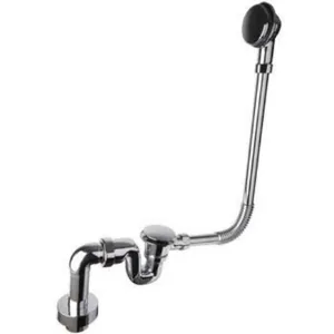 Obrazek Syfon wannowy dekoracyjny chrom